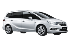 Van Hire Stoke - Vauxhall Zafira 5 + 2 - Minibus hire Stoke